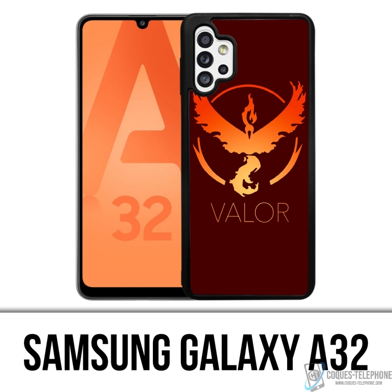 Custodia per Samsung Galaxy A32 - Pokémon Go Team Rosso