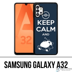 Samsung Galaxy A32 Case - Pokémon Relaxo Bleib ruhig