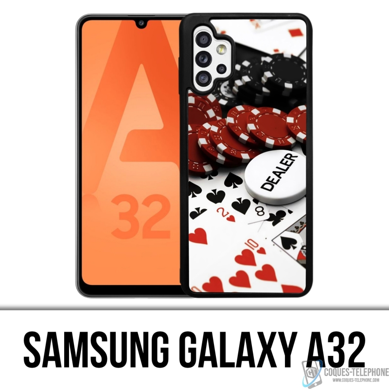 Coque Samsung Galaxy A32 - Poker Dealer