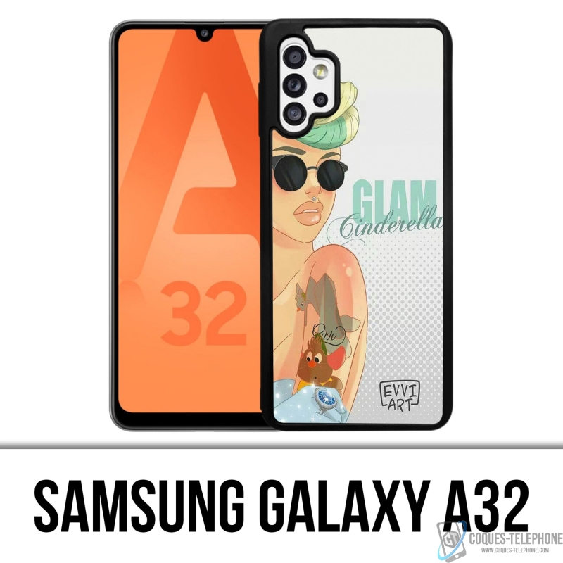 Custodia Samsung Galaxy A32 - Principessa Cenerentola Glam