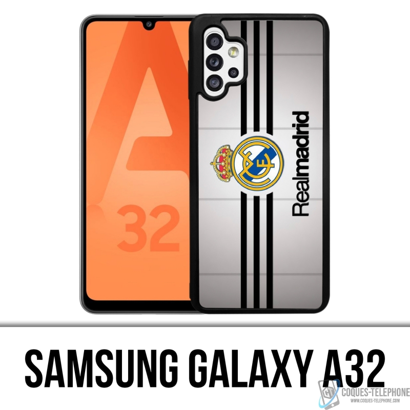 Custodia Samsung Galaxy A32 - Righe Real Madrid