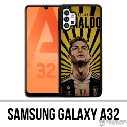 Coque Samsung Galaxy A32 - Ronaldo Juventus Poster
