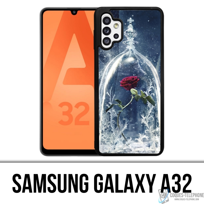 Funda Samsung Galaxy A32 - La Bella y la Bestia Rosa