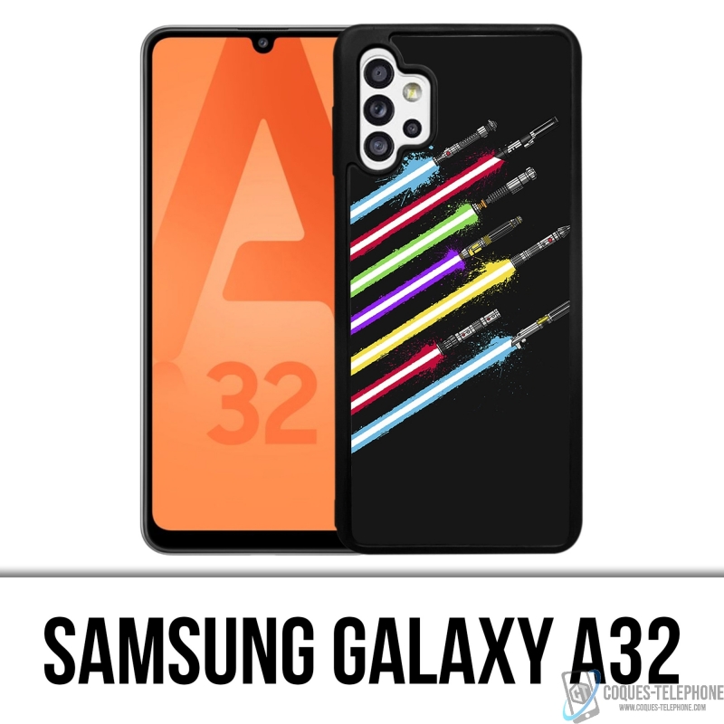 Funda Samsung Galaxy A32 - Sable de luz de Star Wars