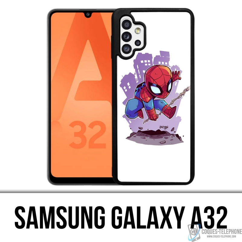 Cover Samsung Galaxy A32 - Spiderman Cartoon