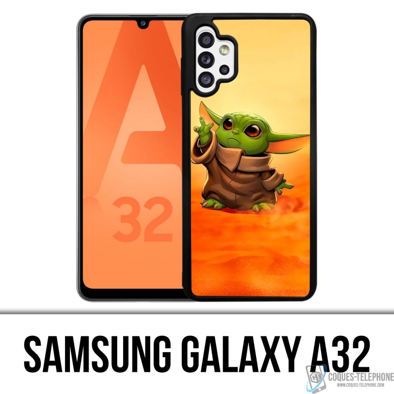 Coque Samsung Galaxy A32 - Star Wars Baby Yoda Fanart
