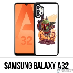 Cover Samsung Galaxy A32 - Star Wars Boba Fett Cartoon