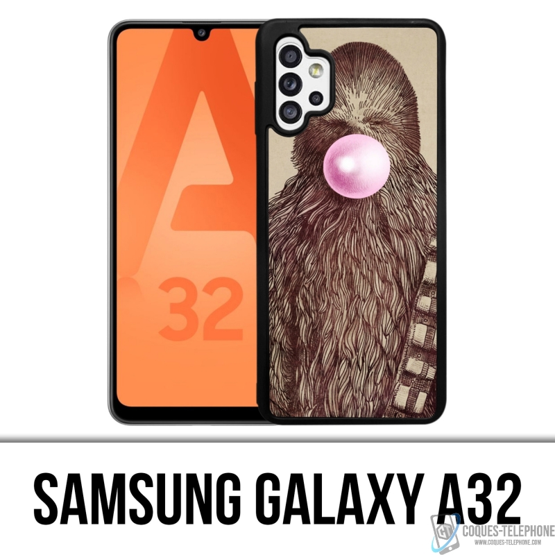 Coque Samsung Galaxy A32 - Star Wars Chewbacca Chewing Gum