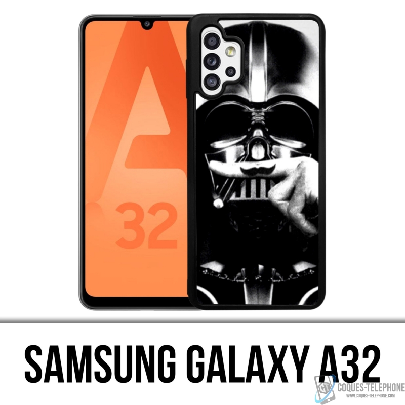 Coque Samsung Galaxy A32 - Star Wars Dark Vador Moustache