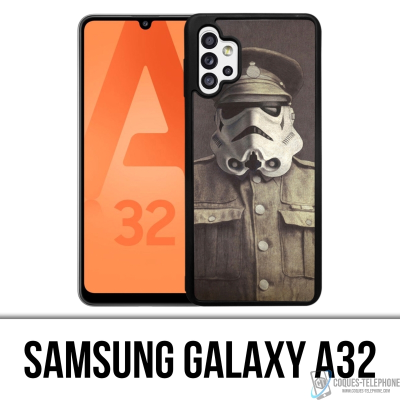 Coque Samsung Galaxy A32 - Star Wars Vintage Stromtrooper