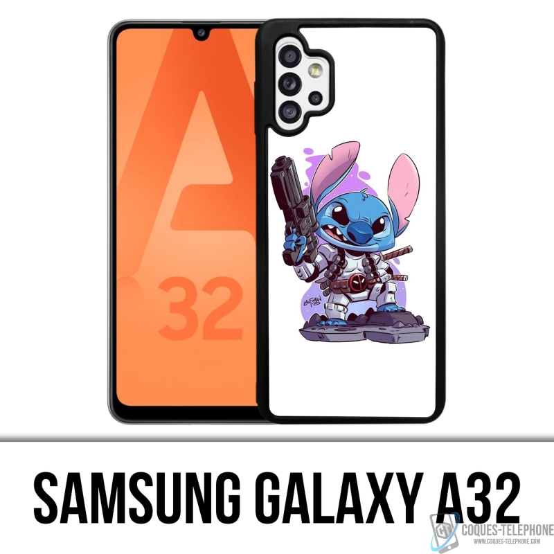 Coque Samsung Galaxy A32 - Stitch Deadpool