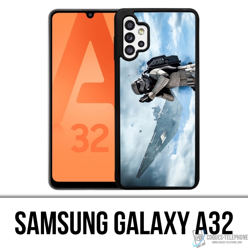 Coque Samsung Galaxy A32 - Stormtrooper Ciel