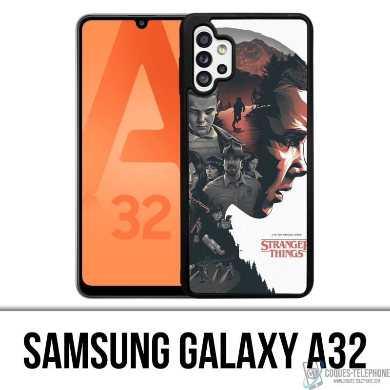 Coque Samsung Galaxy A32 - Stranger Things Fanart
