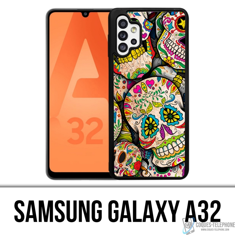 Coque Samsung Galaxy A32 - Sugar Skull