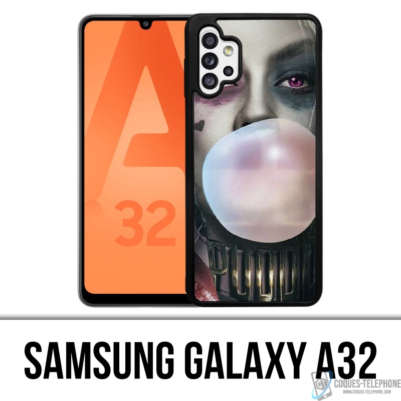 Coque Samsung Galaxy A32 - Suicide Squad Harley Quinn Bubble Gum