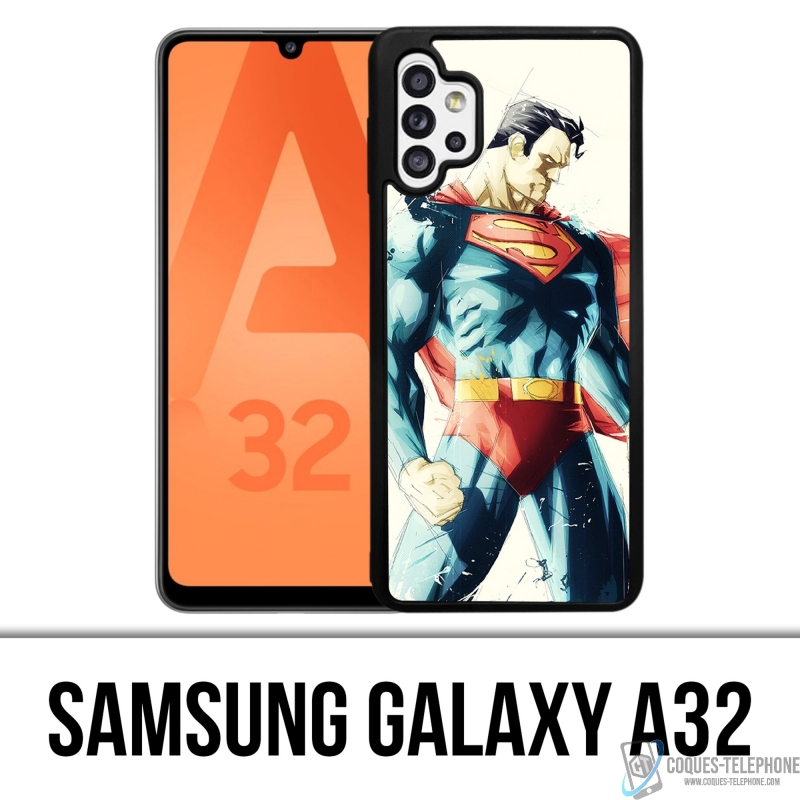 Funda Samsung Galaxy A32 - Superman Paintart