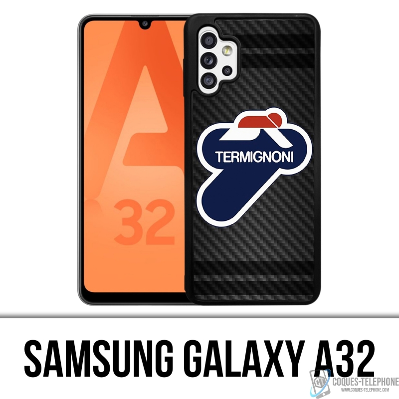 Coque Samsung Galaxy A32 - Termignoni Carbone