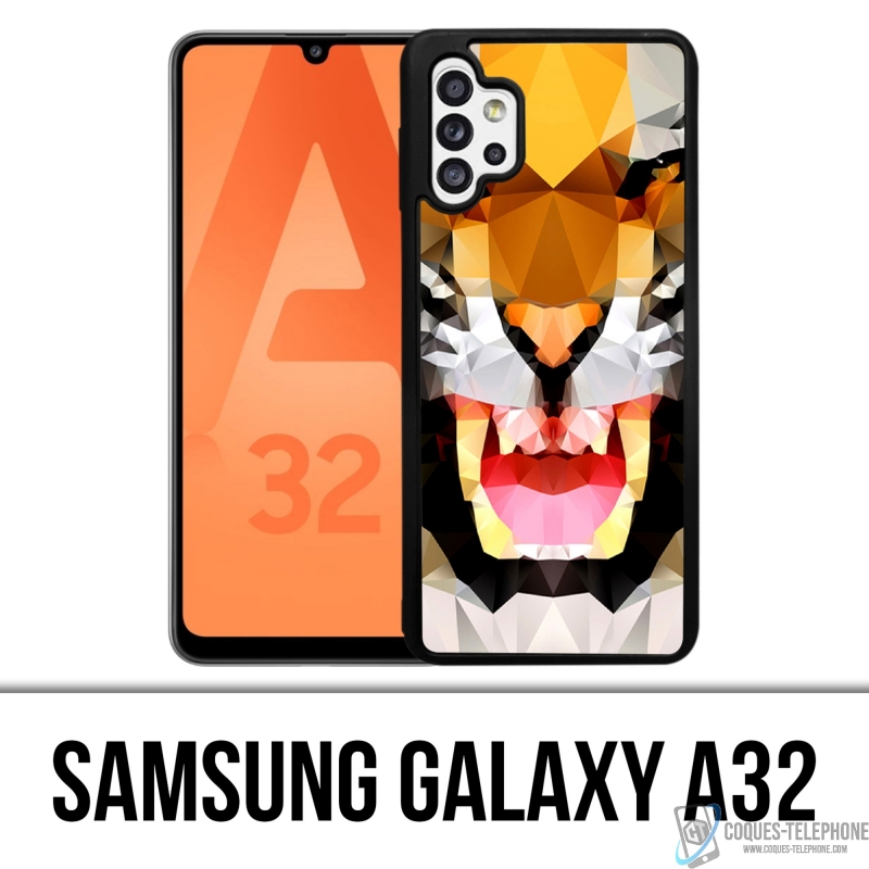 Coque Samsung Galaxy A32 - Tigre Geometrique