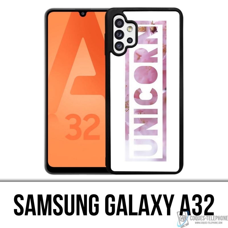 Custodia Samsung Galaxy A32 - Unicorno Fiori Unicorno