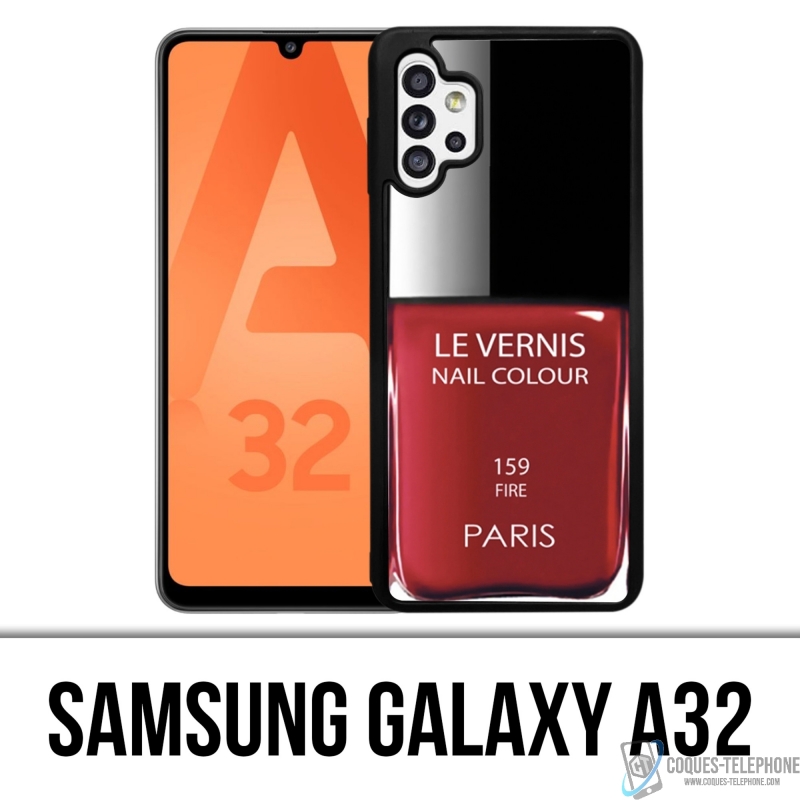 Samsung Galaxy A32 Case - Paris Red Lack