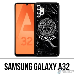 Samsung Galaxy A32 Case - Versace Schwarzer Marmor