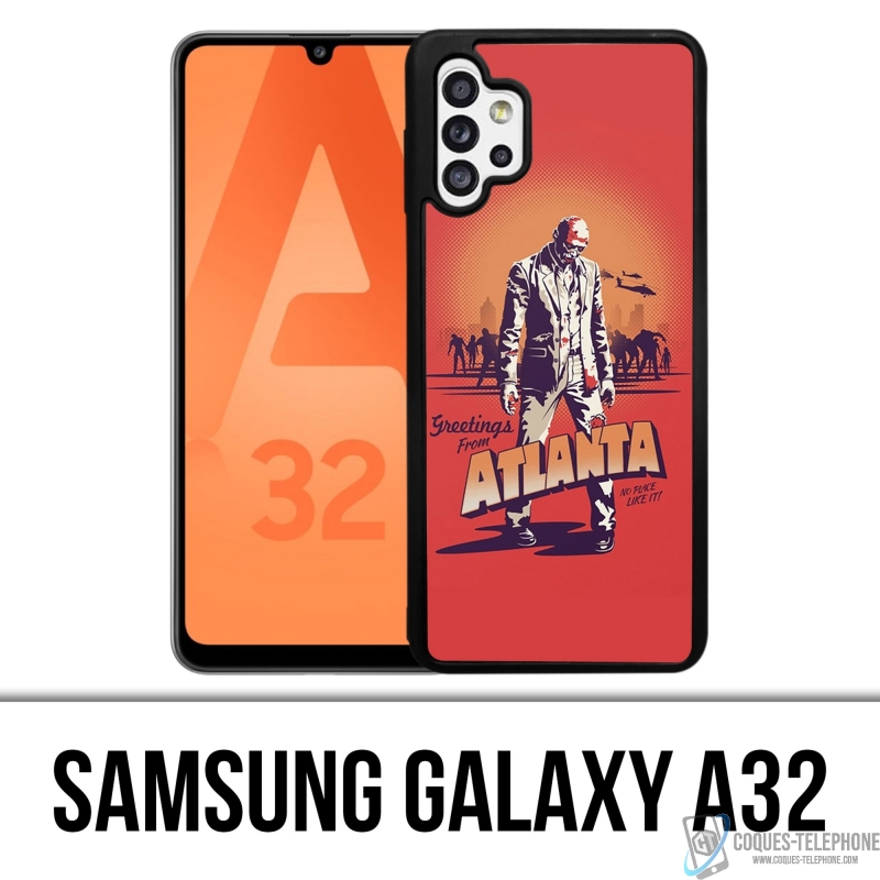 Samsung Galaxy A32 Case - Walking Dead Grüße aus Atlanta