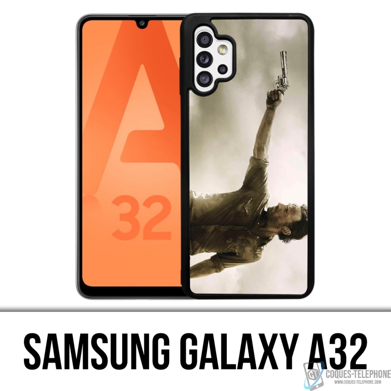Samsung Galaxy A32 case - Walking Dead Gun