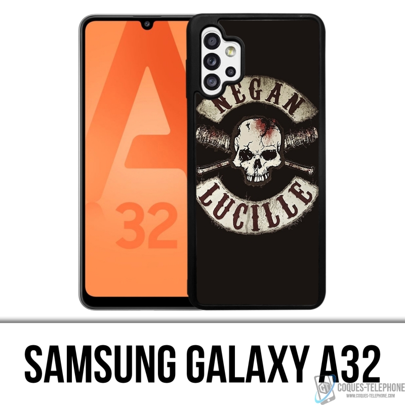 Coque Samsung Galaxy A32 - Walking Dead Logo Negan Lucille