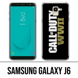 Carcasa Samsung Galaxy J6 - Logotipo de Call Of Duty Ww2
