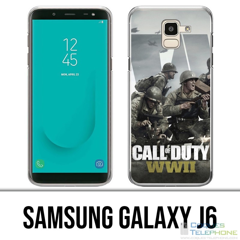 Coque Samsung Galaxy J6 - Call Of Duty Ww2 Personnages