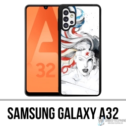 Funda Samsung Galaxy A32 - Wonder Woman Art