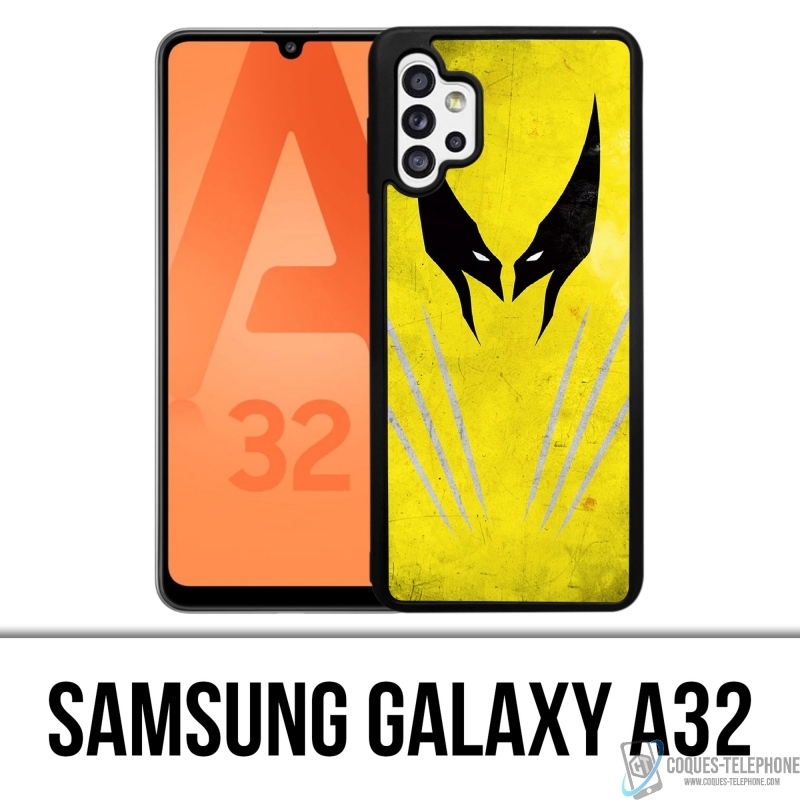 Coque Samsung Galaxy A32 - Xmen Wolverine Art Design