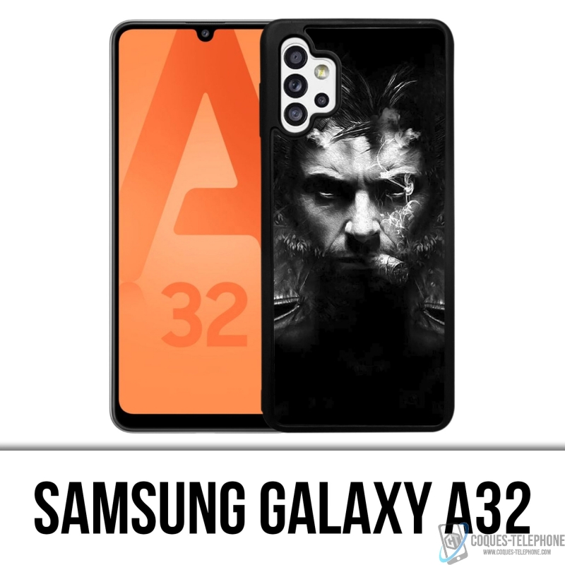 Funda Samsung Galaxy A32 - Xmen Wolverine Cigar