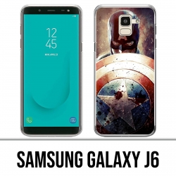 Custodia Samsung Galaxy J6 - Captain America Grunge Avengers