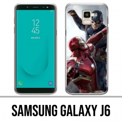 Carcasa Samsung Galaxy J6 - Capitán América Iron Man Avengers Vs