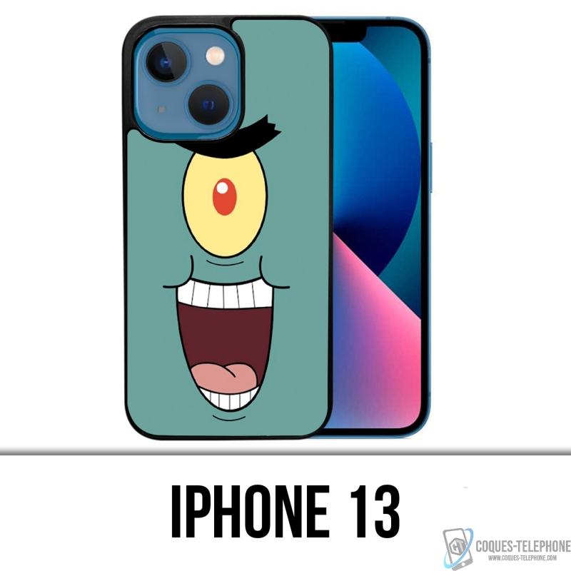 Coque iPhone 13 - Bob Éponge Plankton