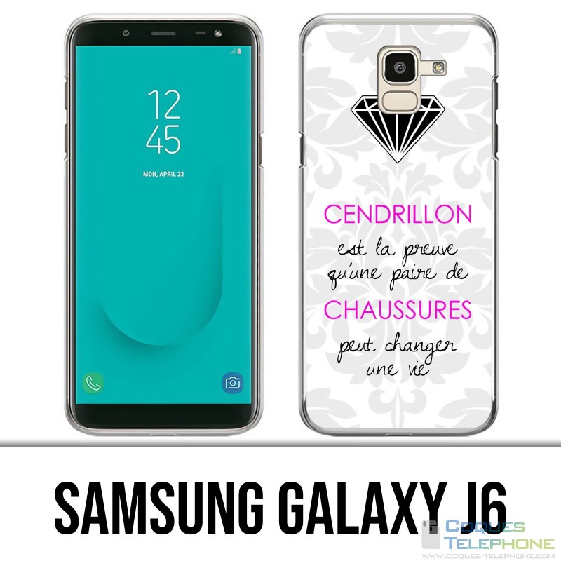 Samsung Galaxy J6 Case - Cinderella Quote