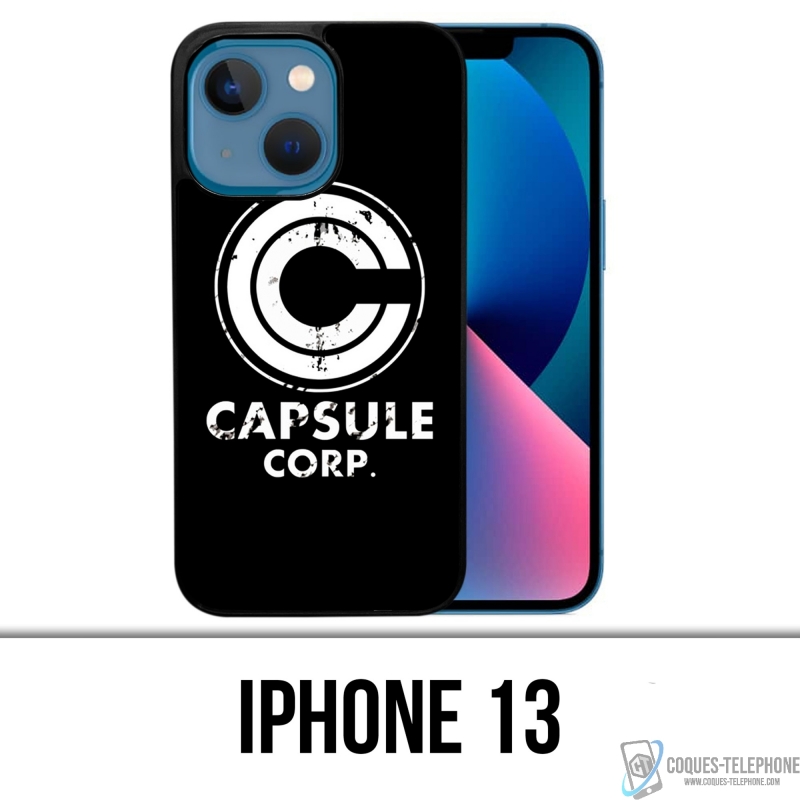 Coque iPhone 13 - Capsule Corp Dragon Ball