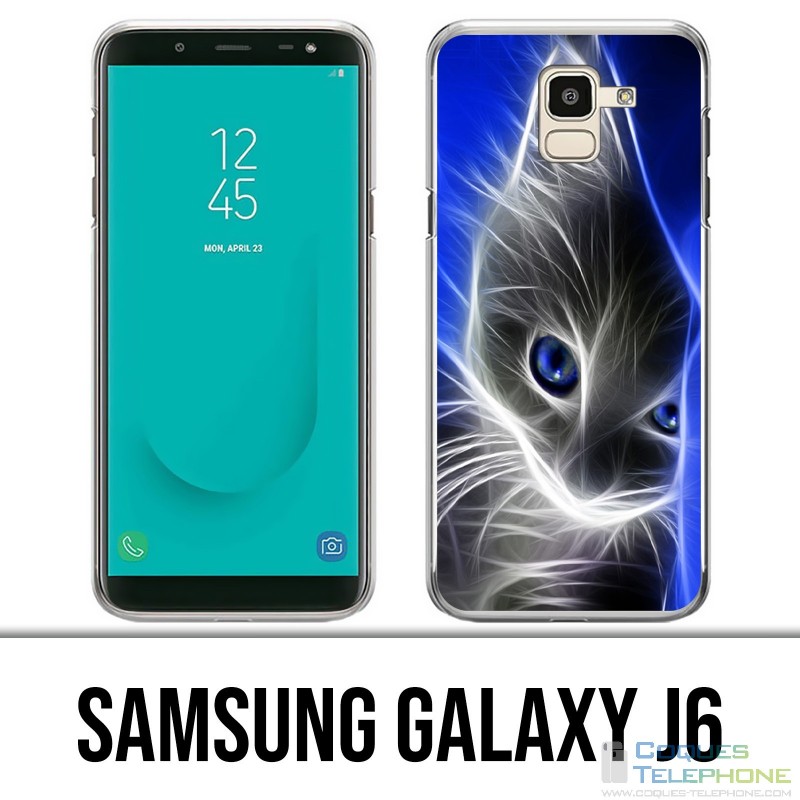 Carcasa Samsung Galaxy J6 - Cat Blue Eyes