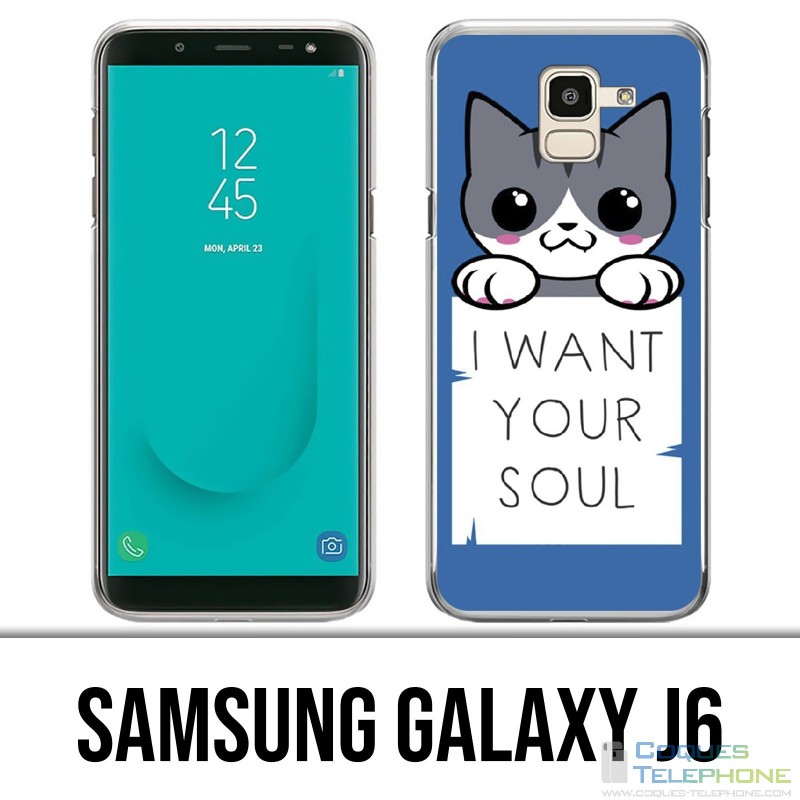 Samsung Galaxy J6 Case - Chat I Want Your Soul