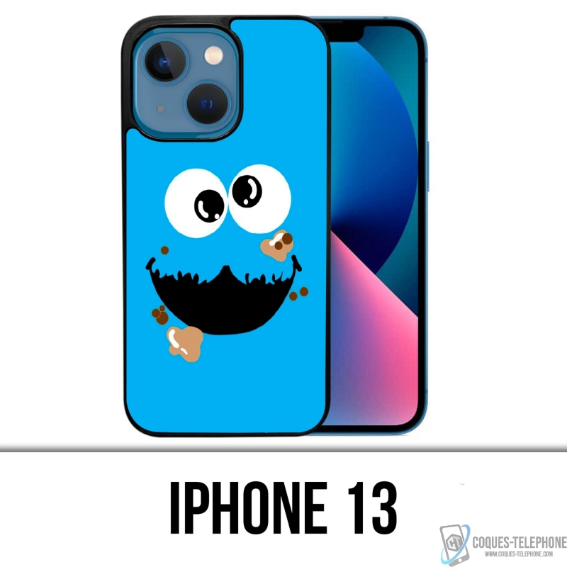 Custodia per iPhone 13 - Cookie Monster Face