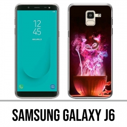 Carcasa Samsung Galaxy J6 - Taza Gato Alicia en el País de las Maravillas