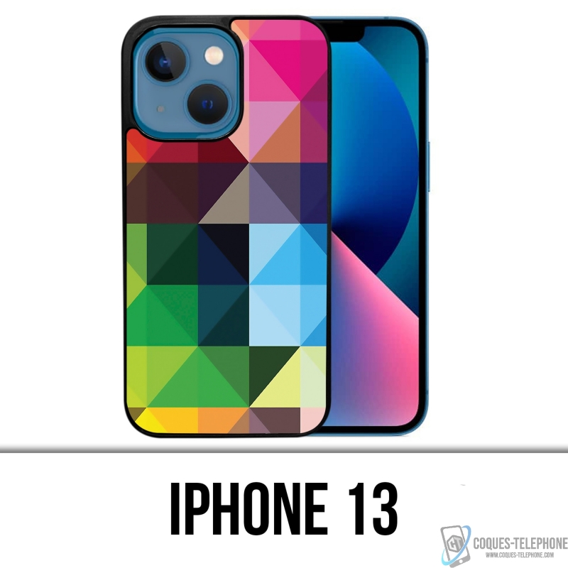 IPhone 13 Case - Mehrfarbige Würfel