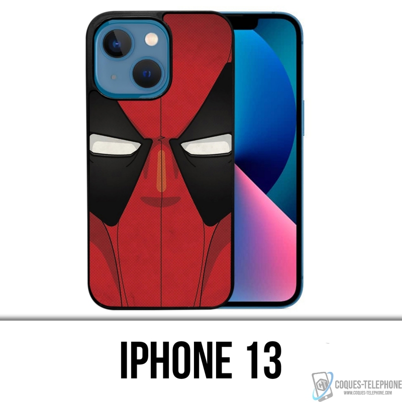 Coque iPhone 13 - Deadpool Masque