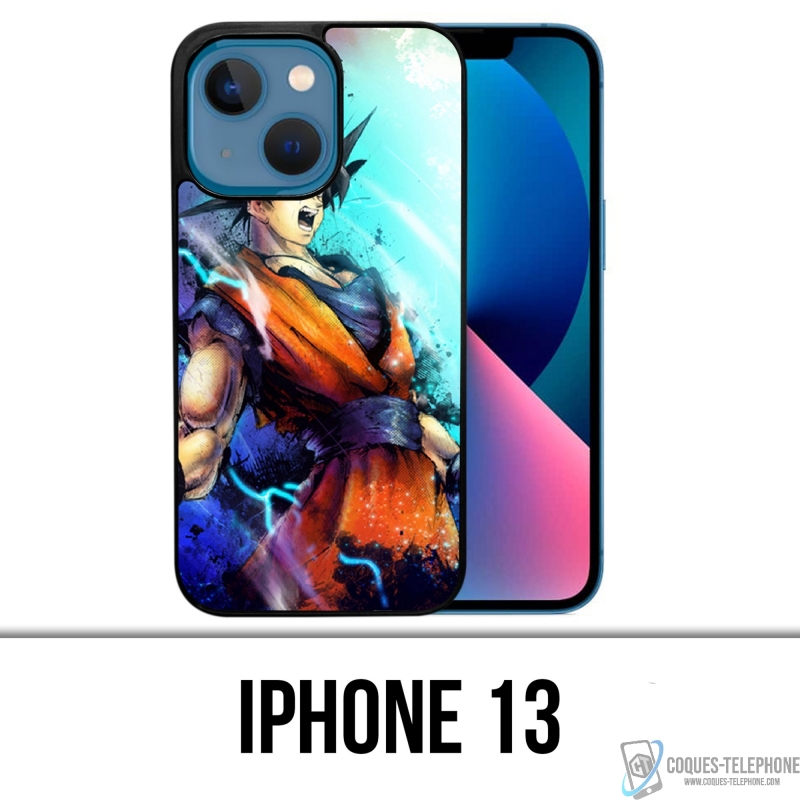 Coque iPhone 13 - Dragon Ball Goku Couleur