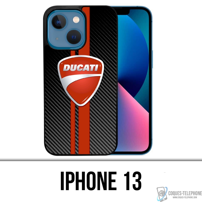 Carcasa para iPhone 13 - Ducati Carbon