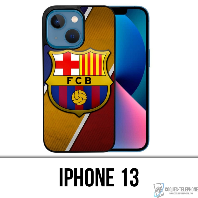 Coque iPhone 13 - Football Fc Barcelona