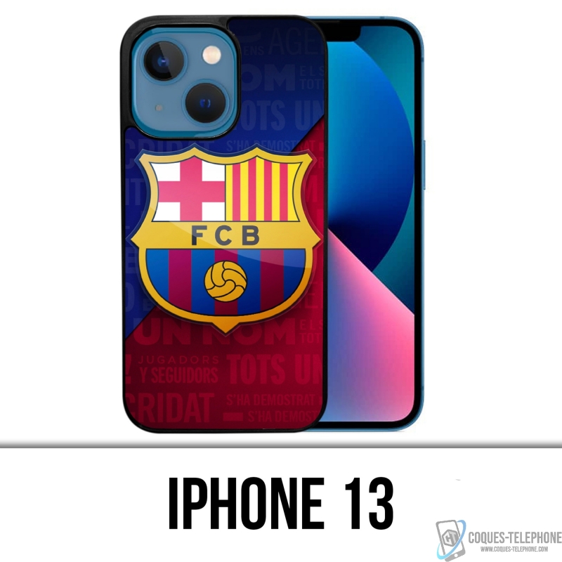 Funda para iPhone 13 - Logo Fútbol Fc Barcelona