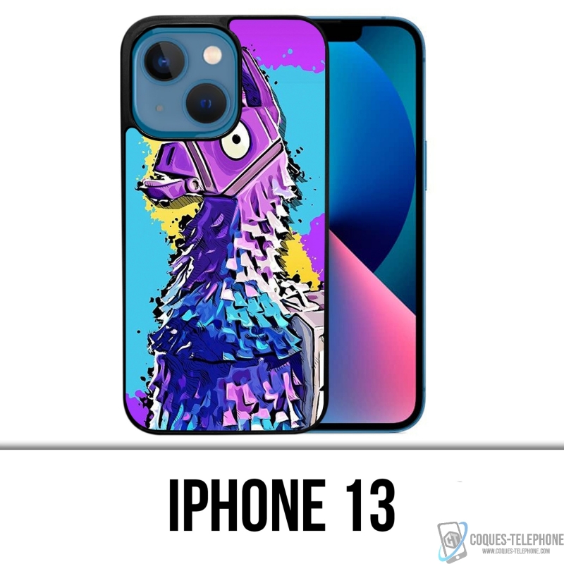 Coque iPhone 13 - Fortnite Lama