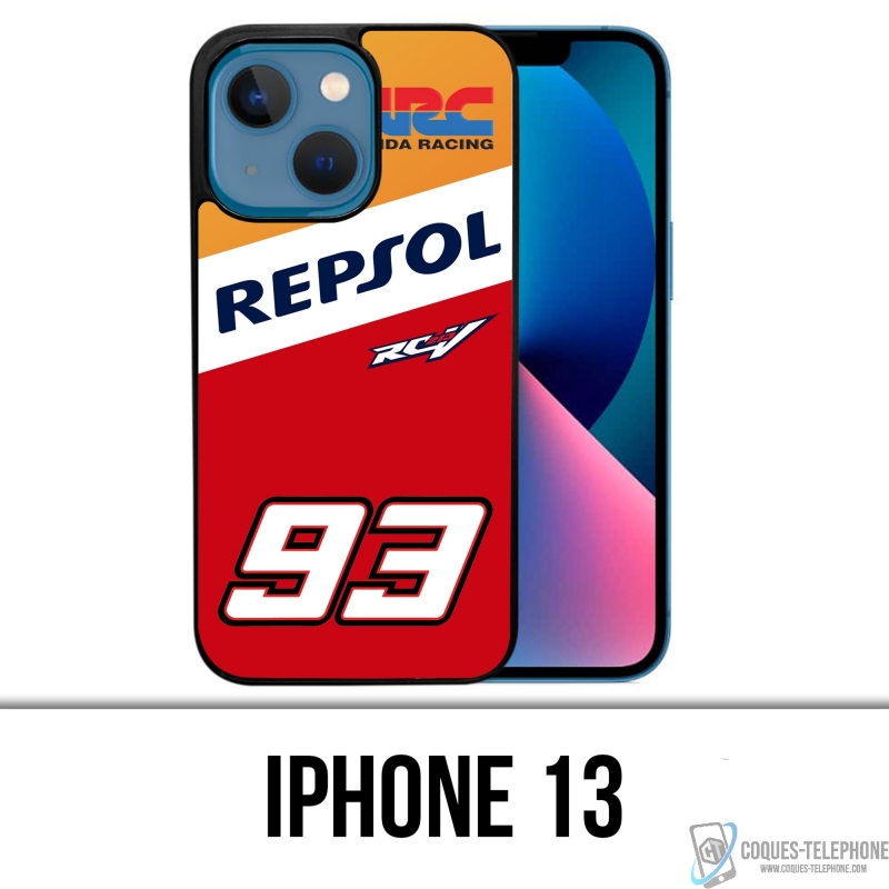 Coque iPhone 13 - Honda Repsol Marquez